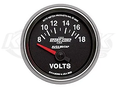 Sport-Comp II 2-1/16" Short Sweep Electric Gauges Fuel Level (0 ? Empty/90 ? Full)