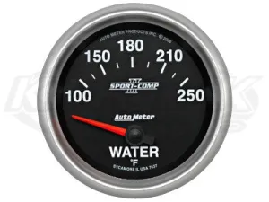 Sport-Comp II 2-5/8" Short Sweep Electric Gauges Fuel Level (0 ? Empty/90 ? Full)