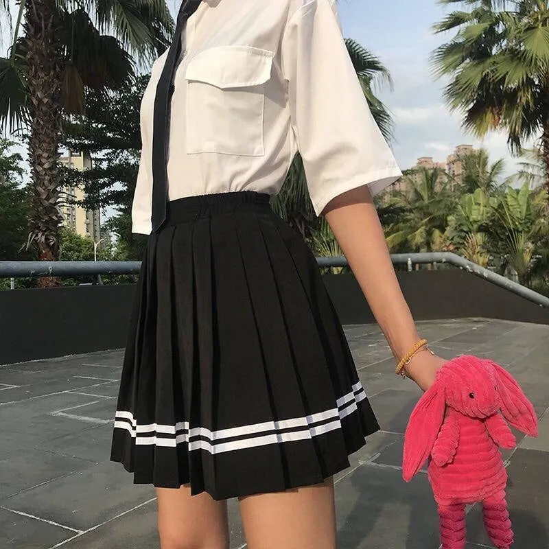 Striped Tennis Skirt