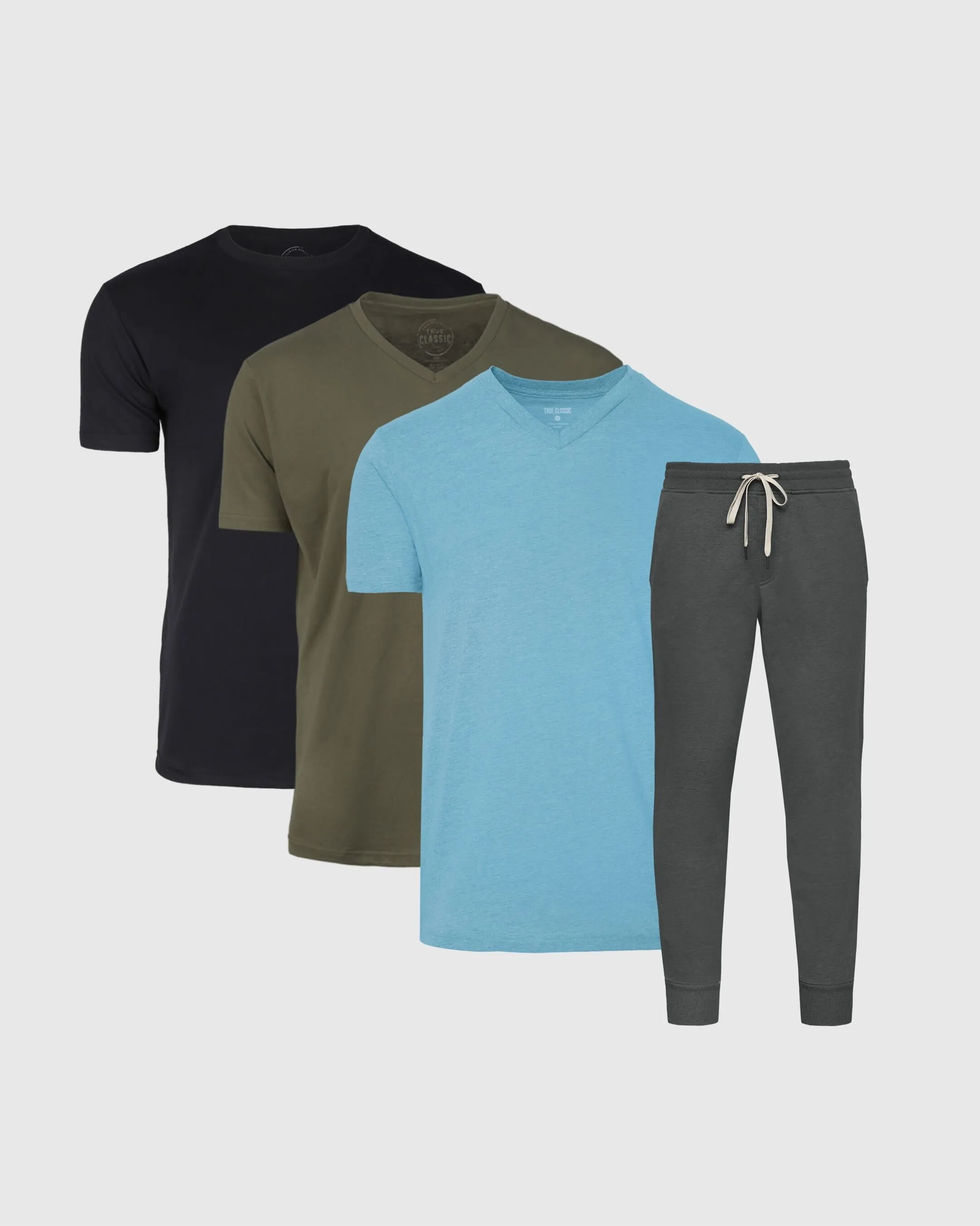 T-Shirt and Terry Jogger 4-Pack