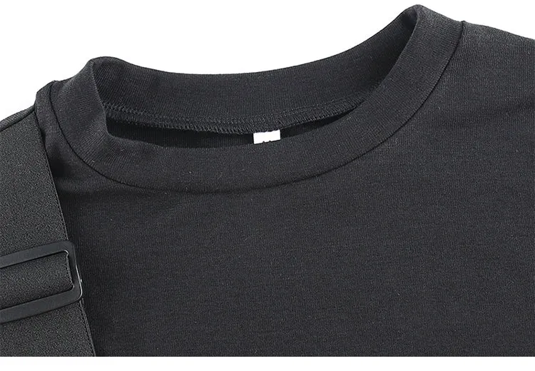 Techwear Black T-Shirt