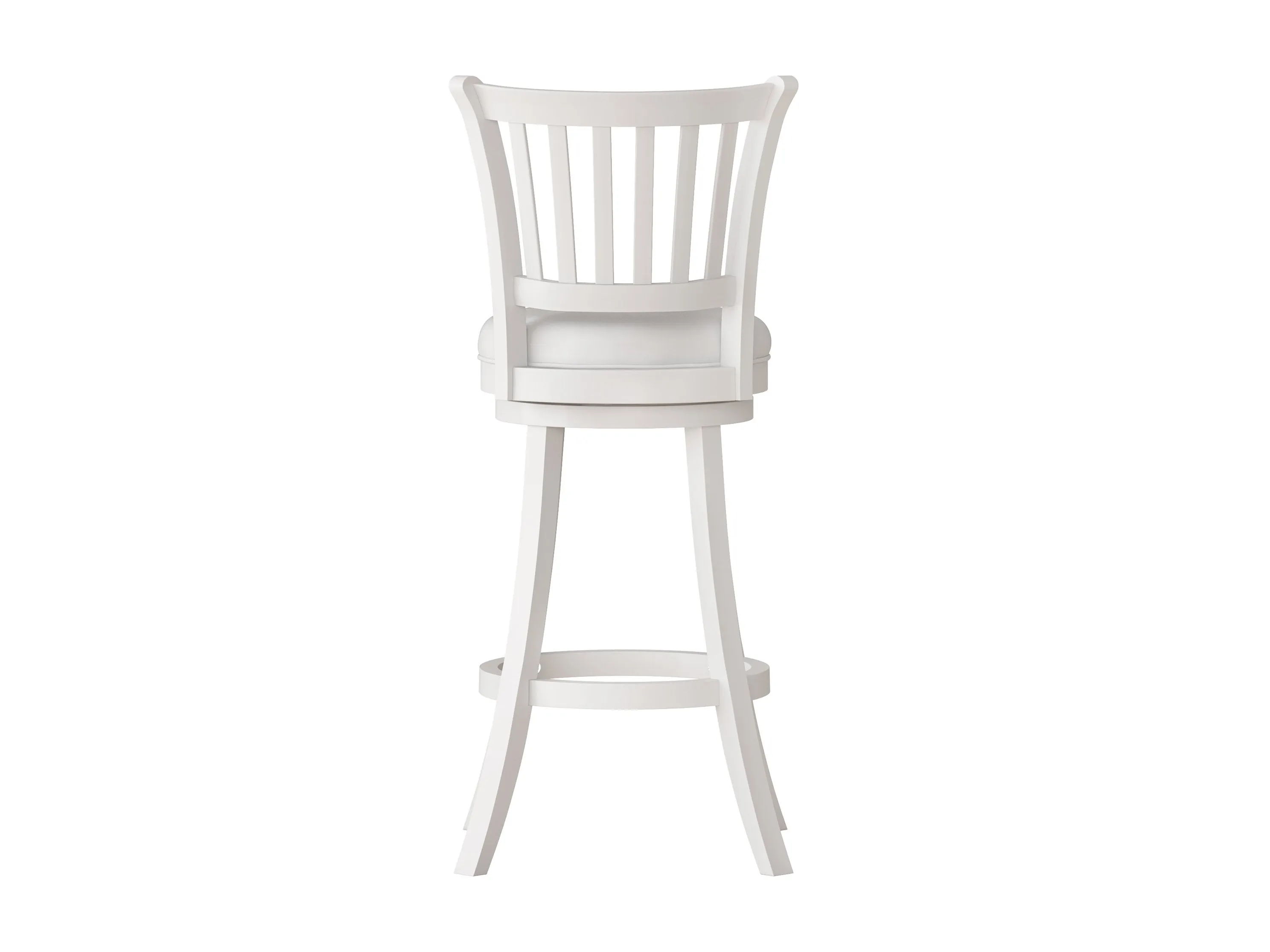 White Bar Stools, Set of 2