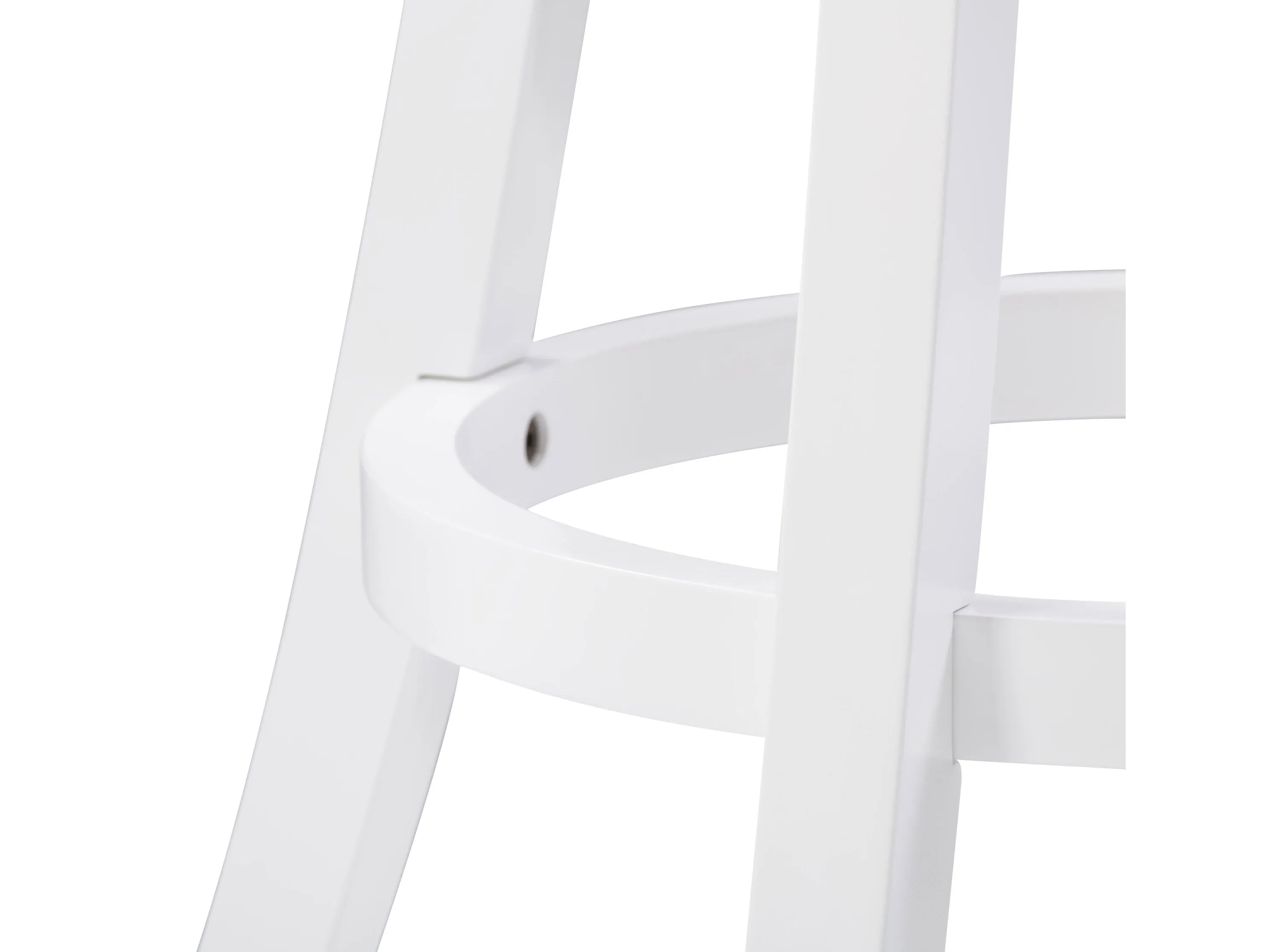 White Bar Stools, Set of 2