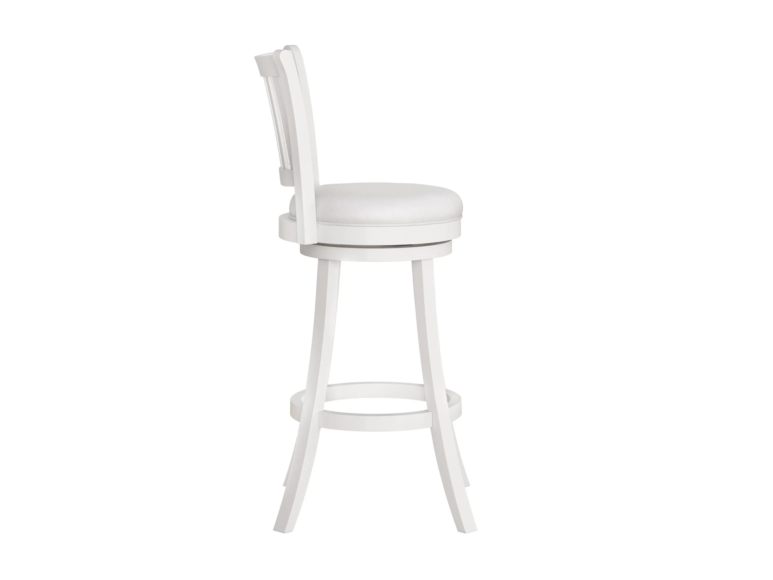 White Bar Stools, Set of 2